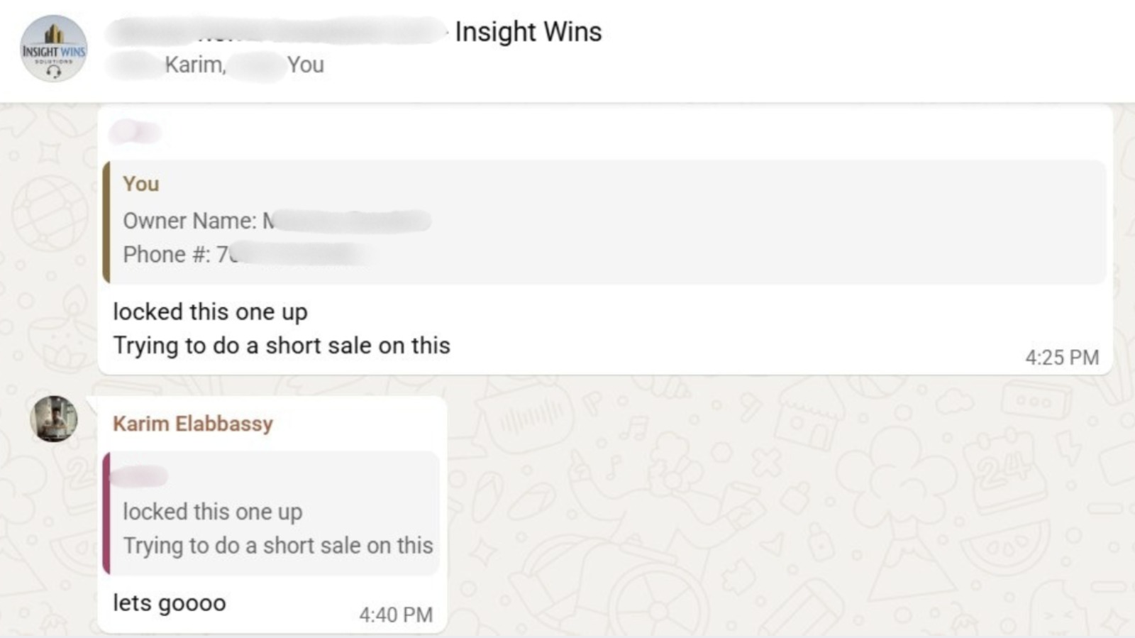 InsightWins client win 7 &mdash; real estate deal locked up