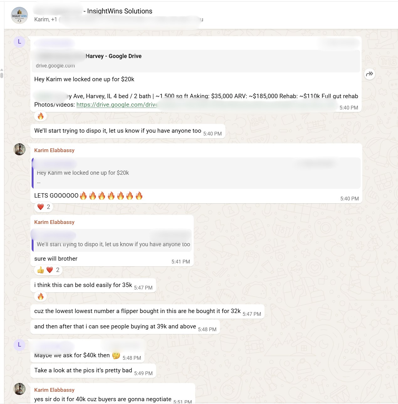 InsightWins client win 12 &mdash; real estate deal locked up
