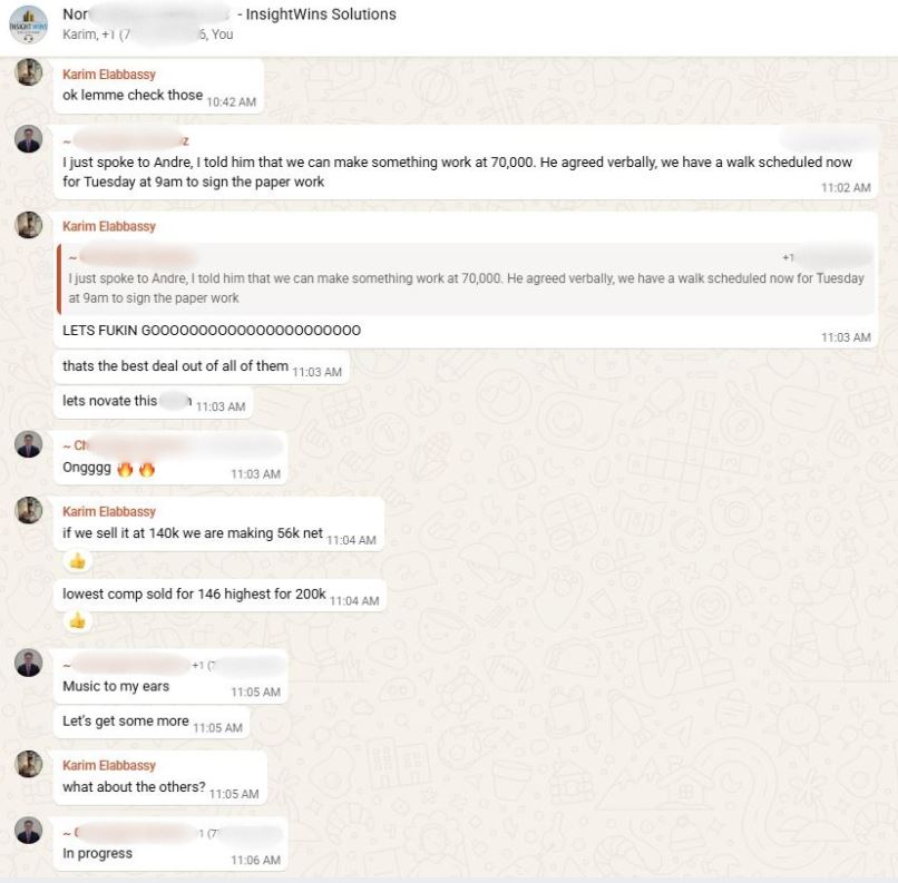 InsightWins client win 14 &mdash; real estate deal locked up